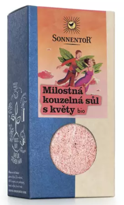 BIO Milostná kouzelná sůl s květy 120 g Sonnentor 